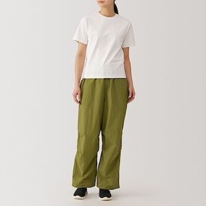 COPY - Muji Ladies’ Water Repellent Nylon Wide Wind pants. Oversized.